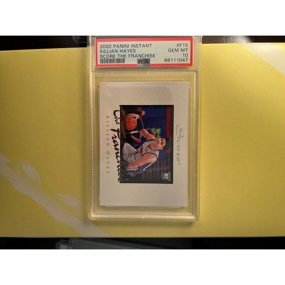 2020 Panini Instant #F15 Killian Hayes Score The Franchise PSA 10